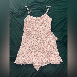 Trixxi Pink Floral Women's romper